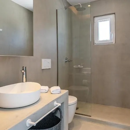 Villa In Mykonos - 6 Bedroom - 1km From - Infinity Pool - Sunset View
