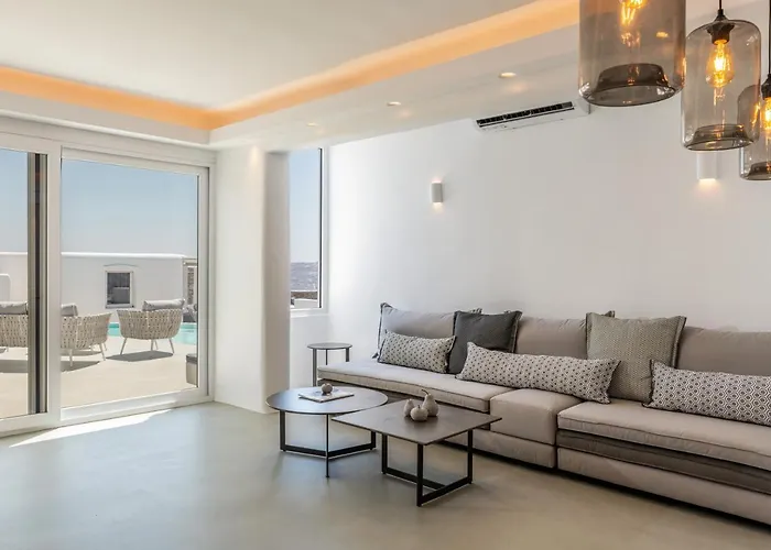 فيلة In Mykonos - 6 Bedroom - 1km From - Infinity Pool - Sunset View