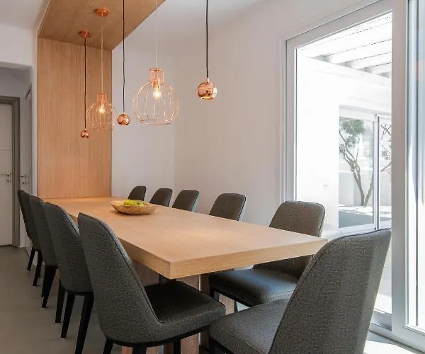 In Mykonos - 6 Bedroom - 1km From - Infinity Pool - Sunset View فيلة